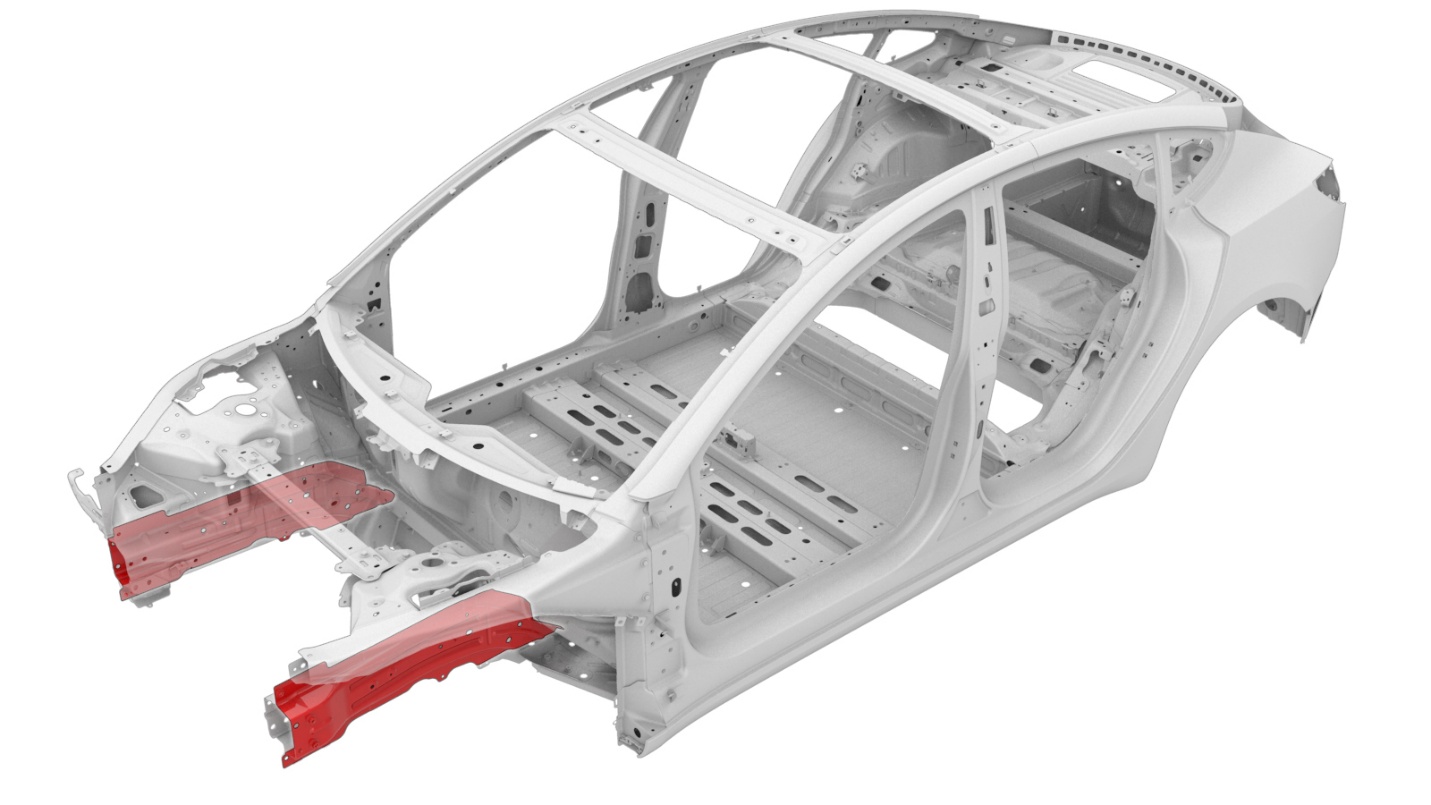 Crashworthiness Analysis of an Automotive Front Rail in Abaqus